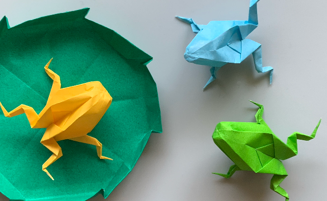 折り紙で難しいカエルを作ってみよう 両生類 爬虫類ってどんな生き物